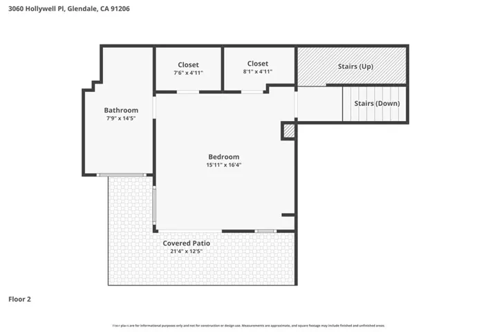 Level 2 left wing. Primary bedroom wing.