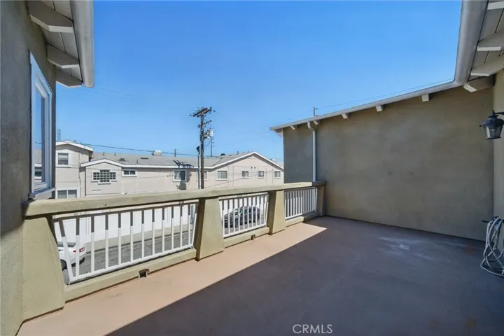 Deck off living room and main br