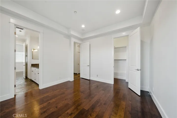 2nd Br on 1st level with walk in closet and access to Jack & Jill bath and private rear yard.