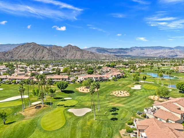 Lake, fairway and mountain views