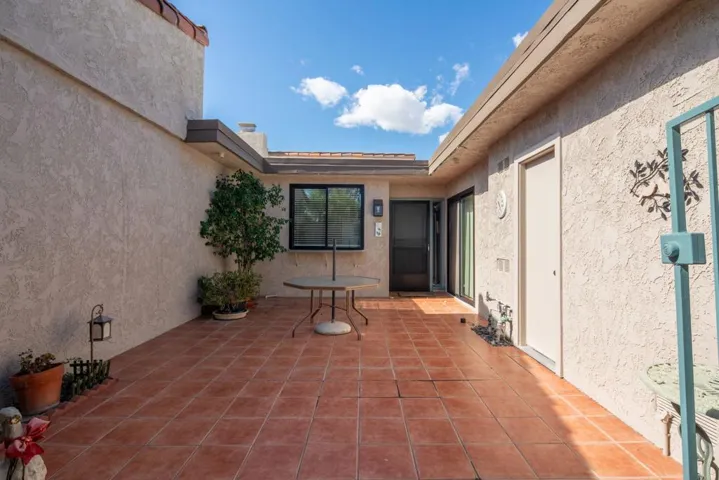 Courtyard entry