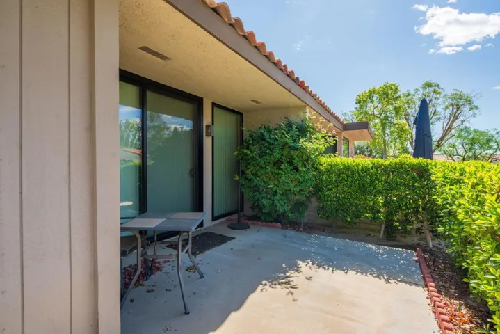 Patio area