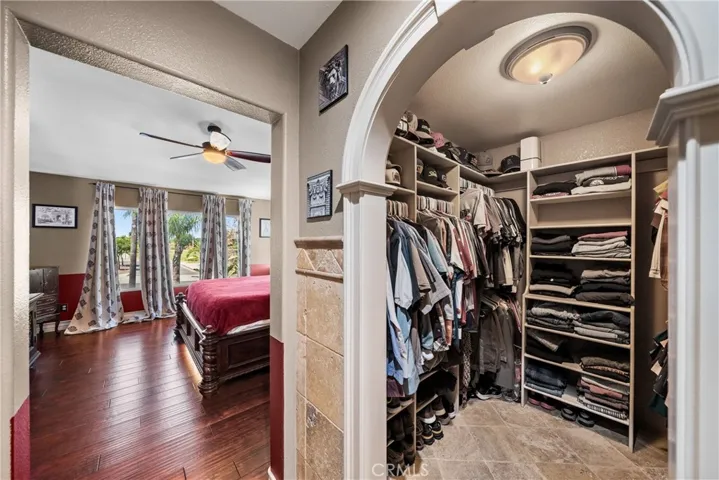 Upgraded Master Walk in Closet