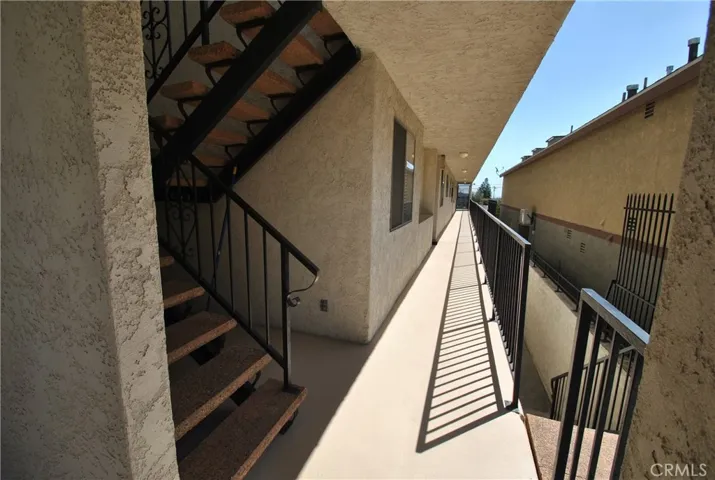 Lower level walkway