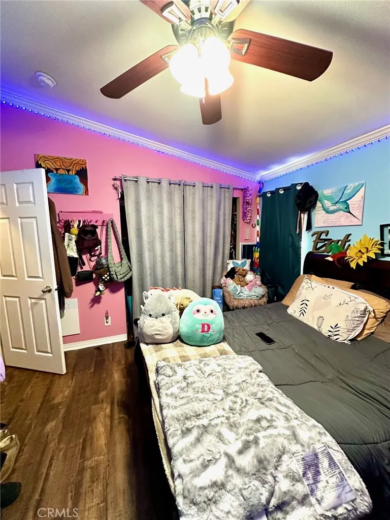 Large secondary bedroom with walk in closet
