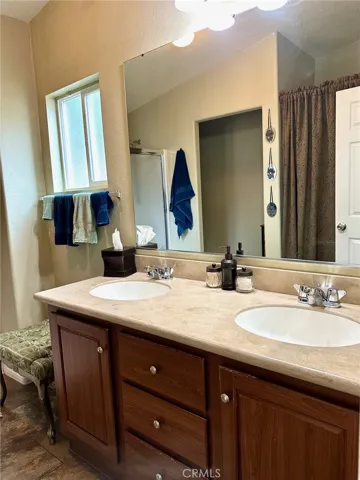 Primary bath with double sinks