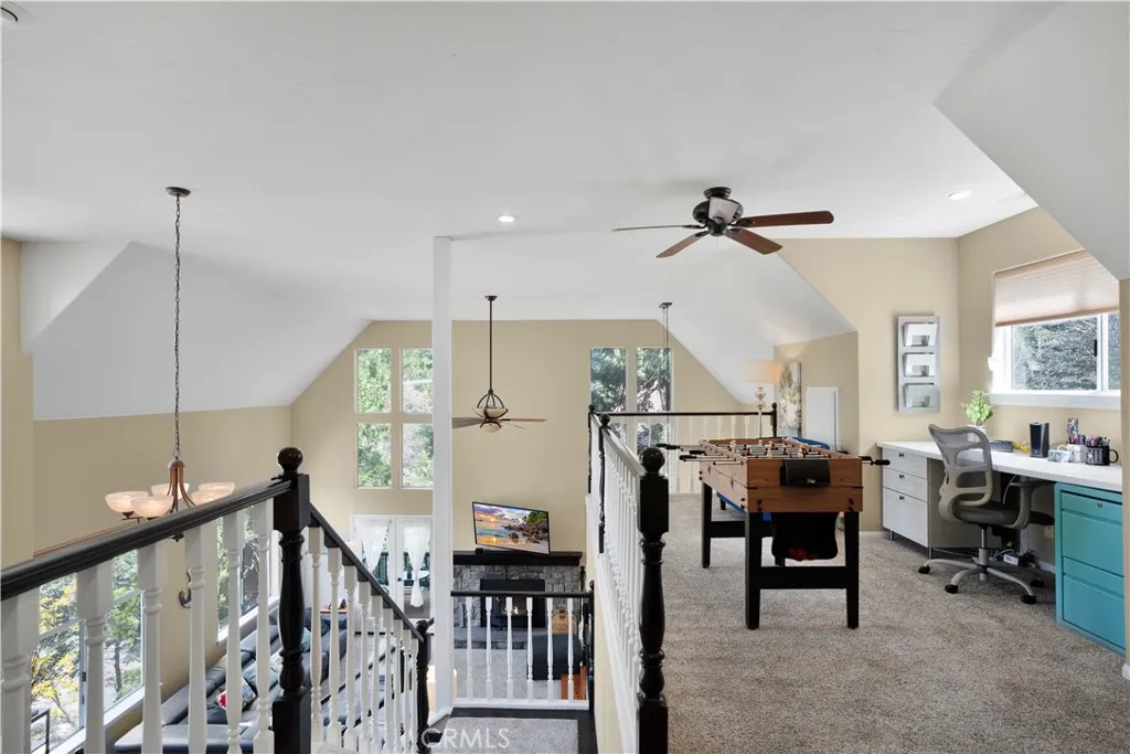 Upper level game/office