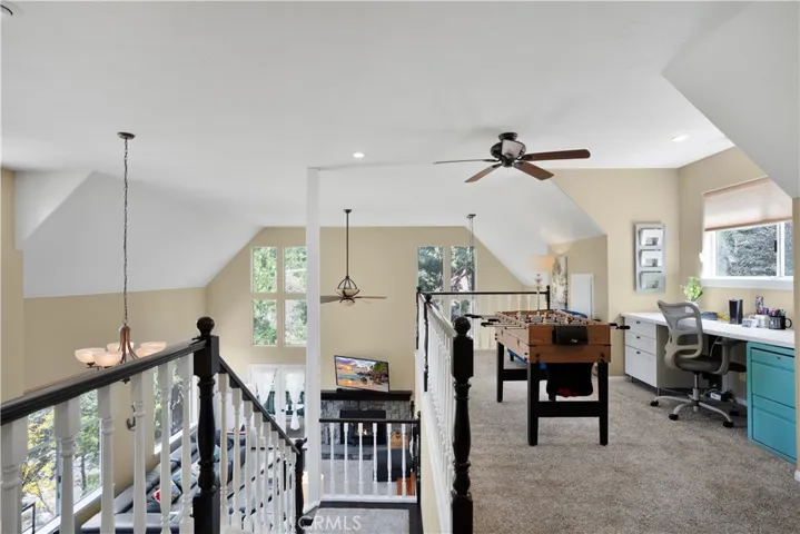 Upper level game/office