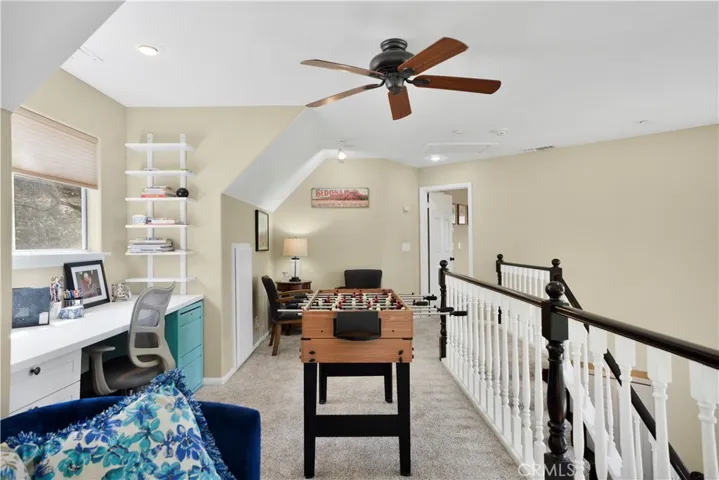 Upper level game/office