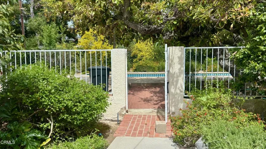 Entrance to pool