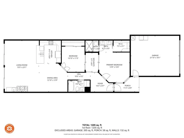 2-2D Floor Plan for 77774 Woodhaven Driv