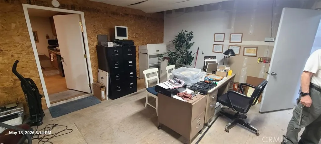 Upstairs Mezzanine office area.