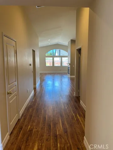 As you enter the house