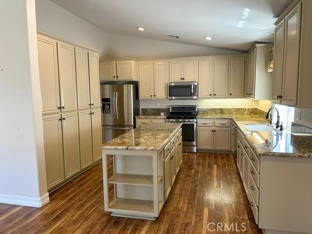 Island has electrical for kitchen cooking, skillets etc.