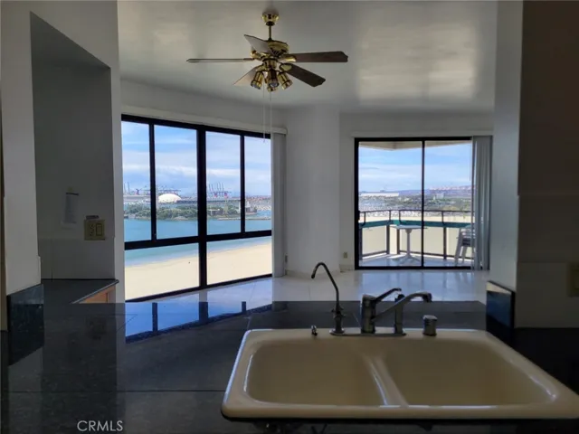 Ocean views from the kitchen
