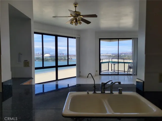 Ocean views from the kitchen