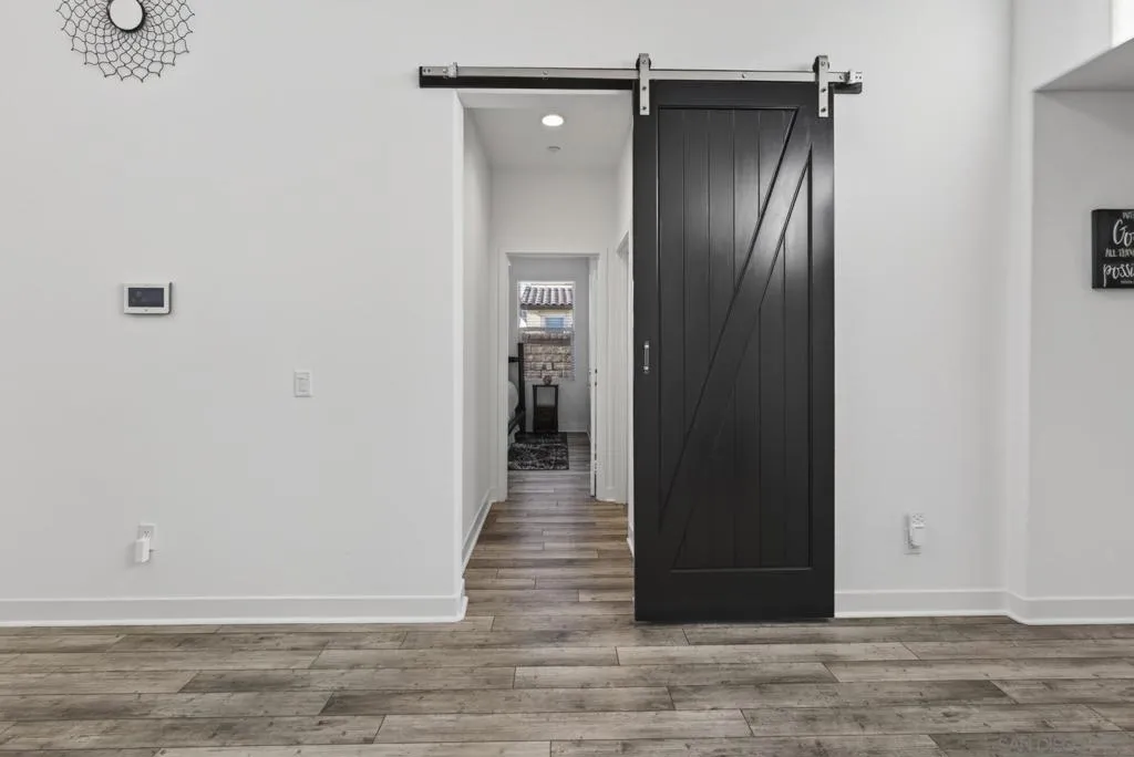 Double door area to ADU