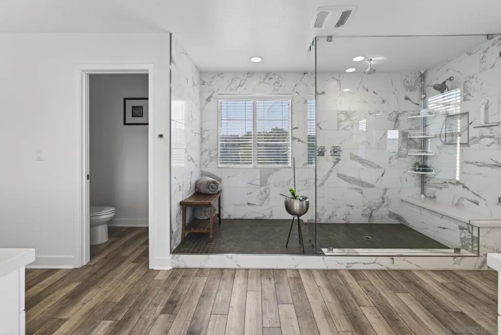 Spa Shower with rain shower head