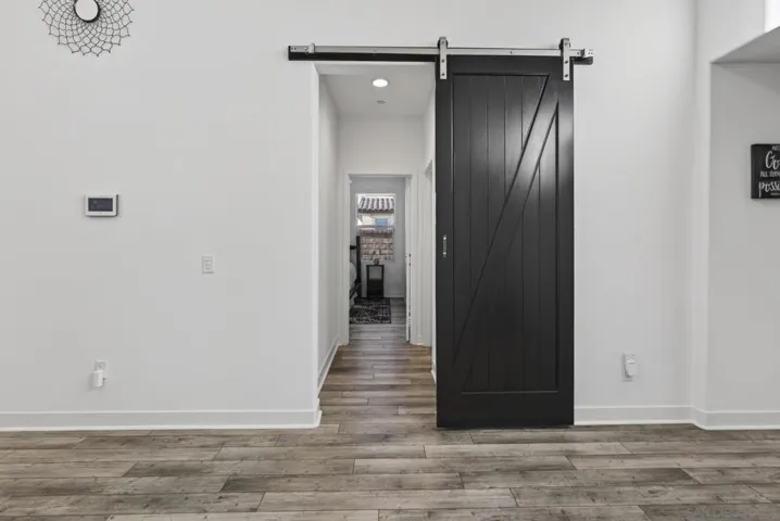 Double door area to ADU
