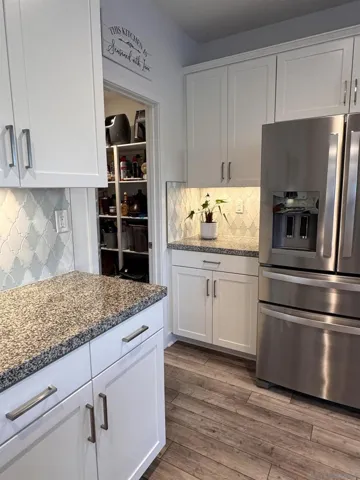 Pantry at kitchen