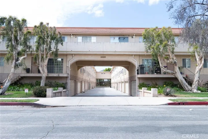 front of building