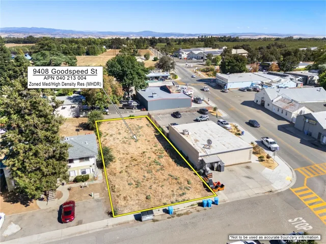 Arial view of 9408 Goodspeed.