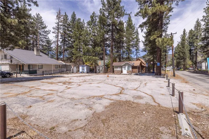 View from Big Bear Blvd., looking onto Lot.