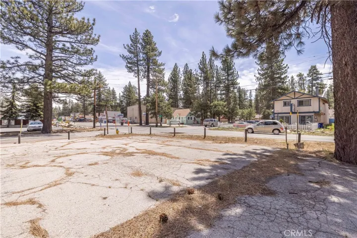 View from interior of Lot looking out to Big Bear Blvd.