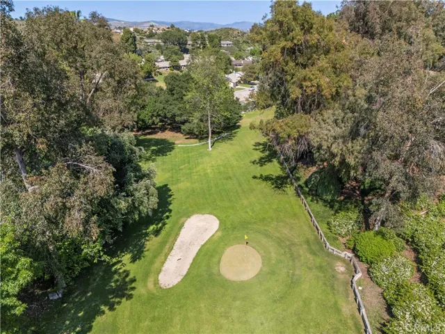 Aerial of golf