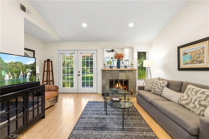 Living room to back