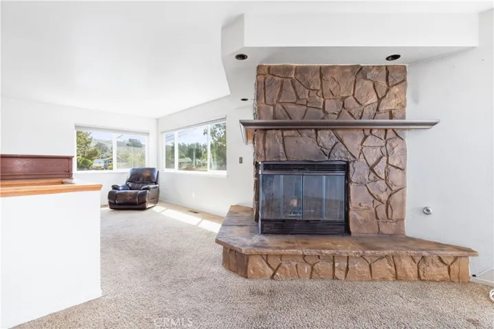 Upstairs fireplace