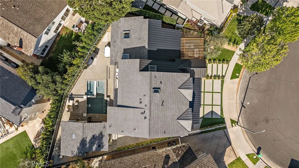 Drone shot of entire property