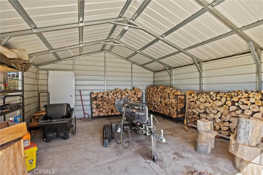 Woodshed with Splitter