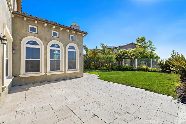 Large backyard
