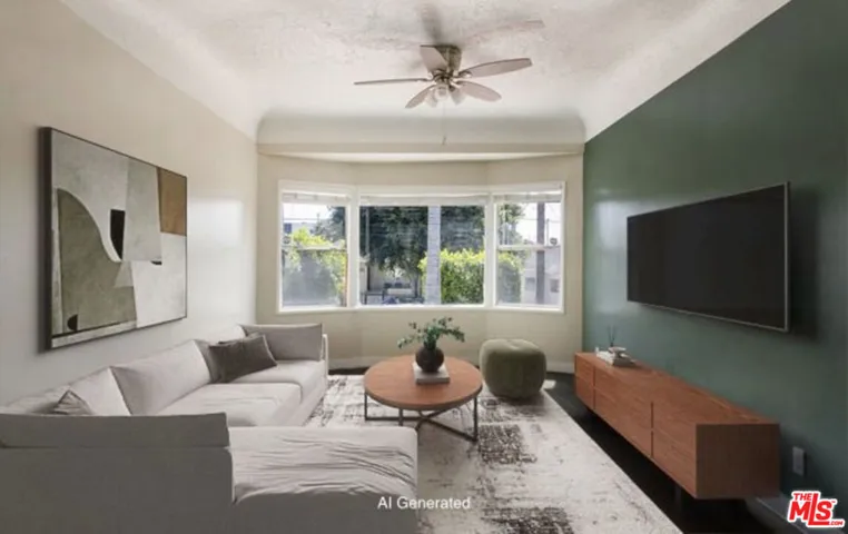 Living Room Virtually Staged