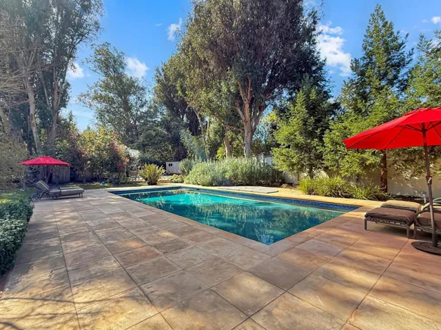 Pool View To Backyard