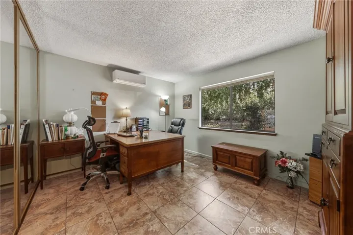 Upstairs bedroom used as an office