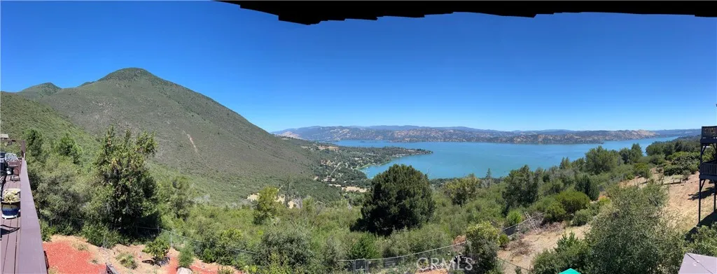 View from the upper deck, main floor. Mount Konocti.