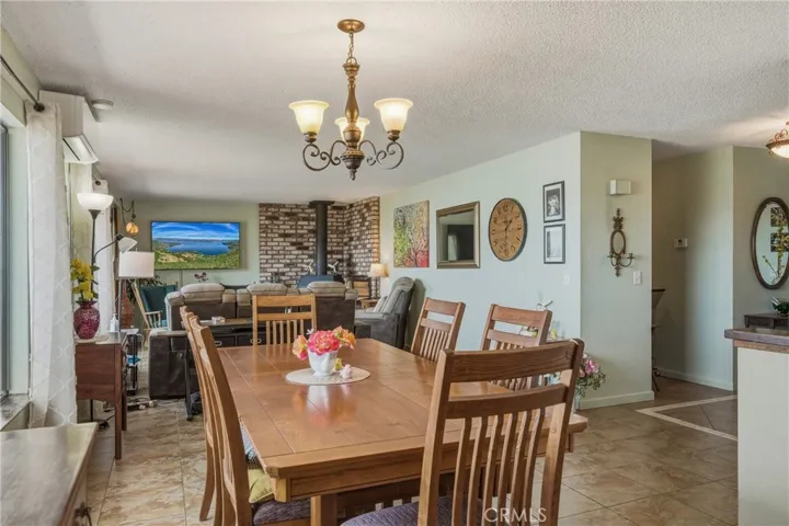 Dining area is comfortable
