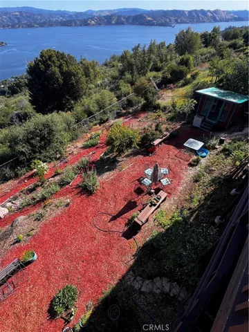 Back yard from upper deck.