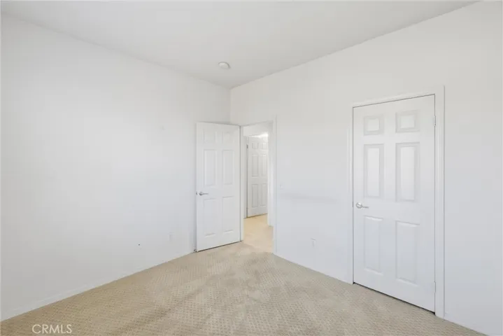 Walk-in closet in bedroom