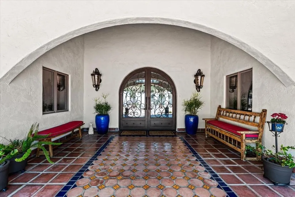 Custom Ironwork + Saltillo Tiles