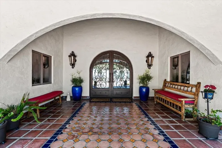 Custom Ironwork + Saltillo Tiles