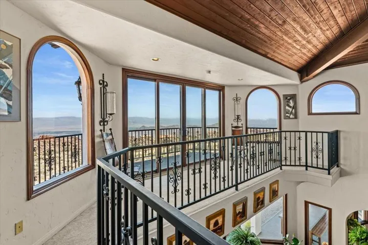 Decorative Railing, Exposed Wood Beam