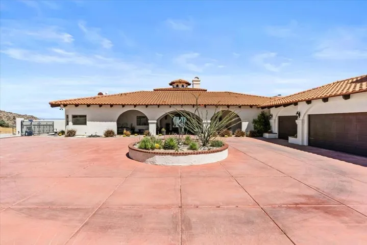 Tiled Roof, White Stucco Exterior