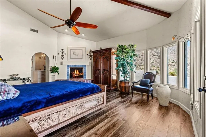 Exposed Wood Beam, Wall Of Windows