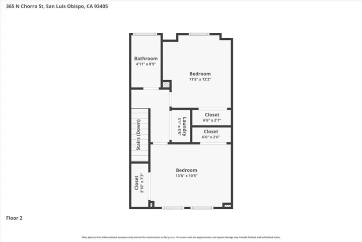 2nd Level Floor Plan