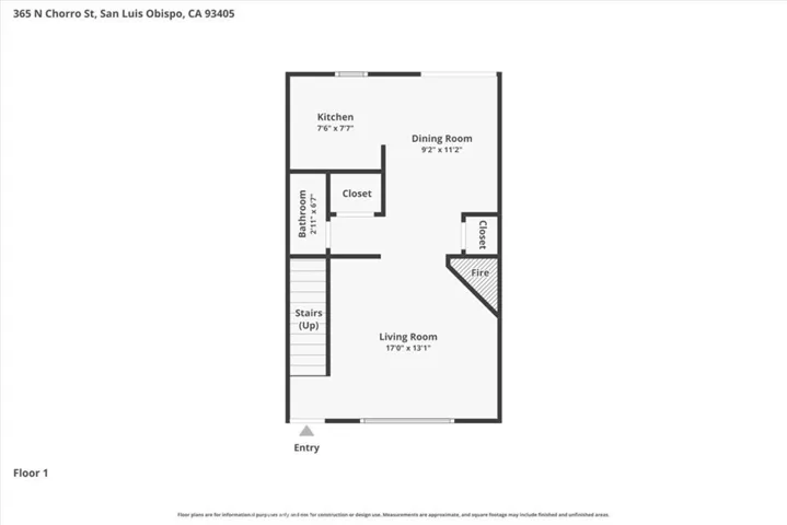 1st Level Floor Plan