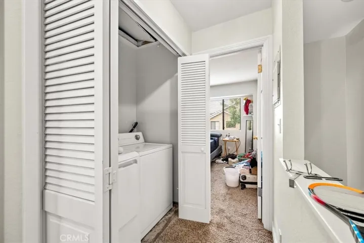 Laundry Closet in hallway