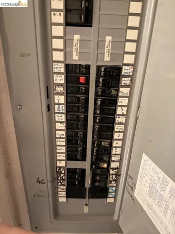 utility room featuring electric panel